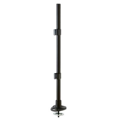 700mm Desk Grommet Clamp Pole Black (28mm Diameter)